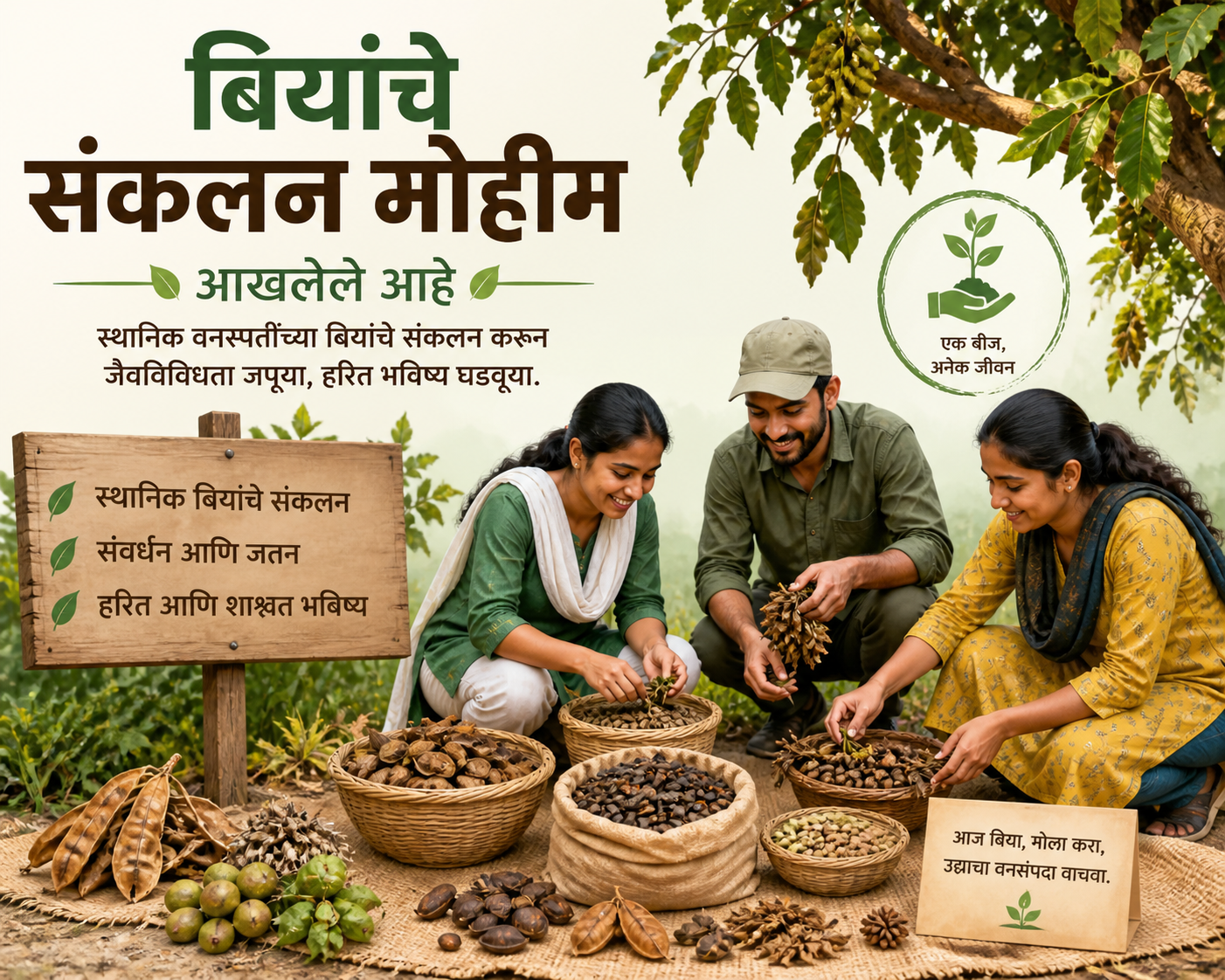 प्रेरणादायी … “निसर्गासाठी एक पाऊल पुढे” — फलटणमध्ये बियाणे संकलन उपक्रमाचे आवाहन नेचर अँड वाइल्ड लाईफ वेल्फेअर संस्थेचा उपक्रम